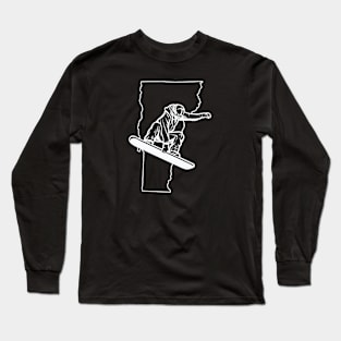 VT Snowboarder black line Long Sleeve T-Shirt